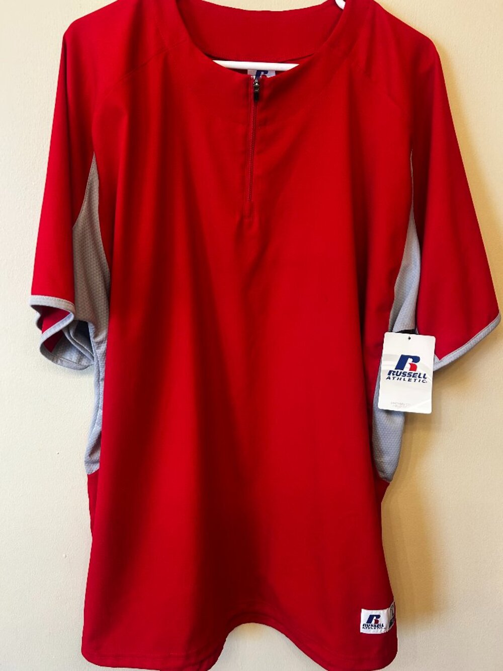 Russell Athletics Pullover Warm-up Jersey.